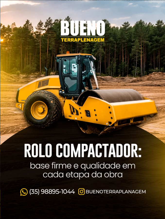 Rolo Compactador: Importância na Compactação do Solo e Qualidade das Obras